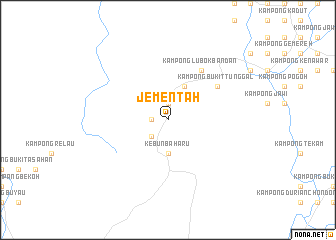 map of Jementah