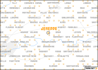 map of Jemeppe