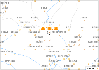 map of Jemidudu