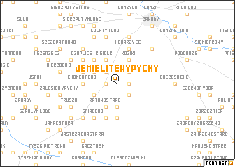 map of Jemielite Wypychy