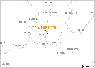 map of Jempents