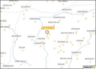 map of Jemrān