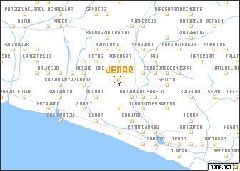 map of Jenar