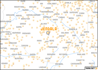 map of Jendāla