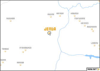 map of Jenda