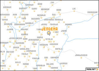 map of Jendema