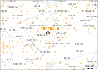 map of Jendewāla