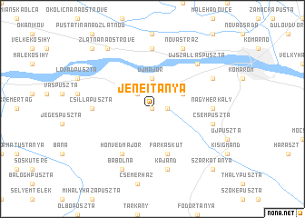 map of Jeneitanya