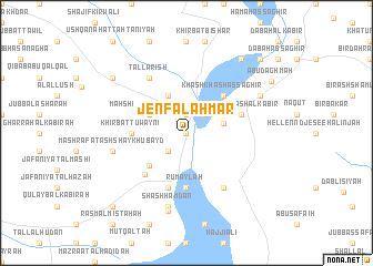 map of Jenf al Aḩmar