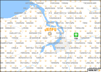 map of Jen-fu