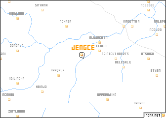 map of Jengce