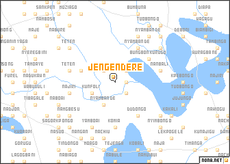 map of Jengendere