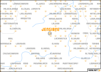 map of Jengibre