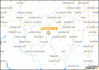 map of Jengibre