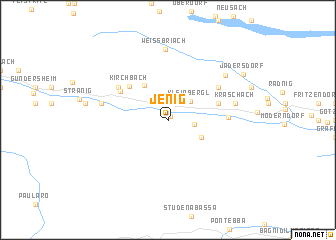 map of Jenig