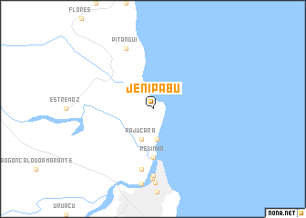 map of Jenipabu