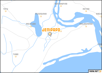 map of Jenipapo