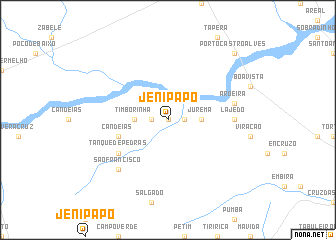 map of Jenipapo