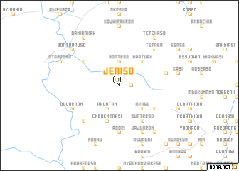 map of Jeniso