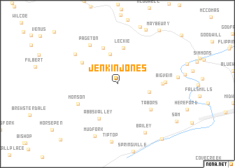 map of Jenkinjones