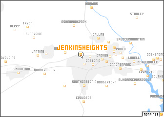 map of Jenkins Heights