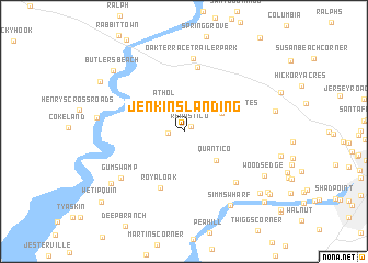 map of Jenkins Landing