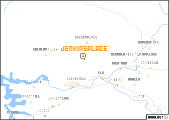 map of Jenkins Place