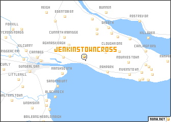 map of Jenkinstown Cross