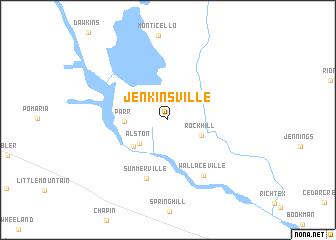 map of Jenkinsville