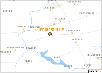 map of Jenkinsville