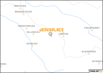 map of Jenks Place