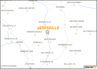 map of Jenksville