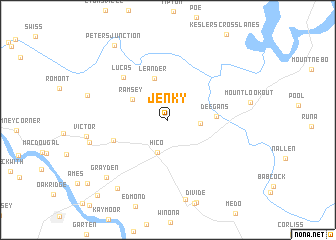 map of Jenky