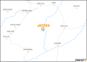 map of Jenneh