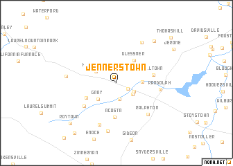 map of Jennerstown