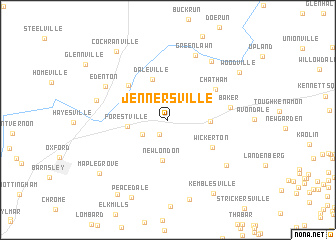 map of Jennersville