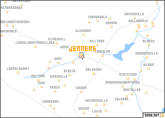 map of Jenners