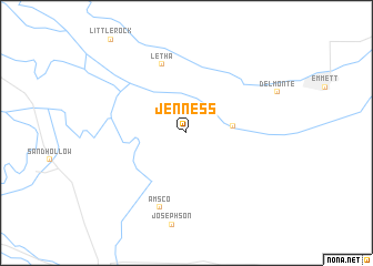 map of Jenness
