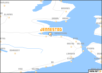 map of Jennestad