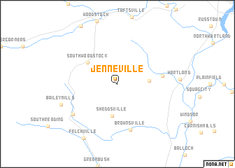 map of Jenneville