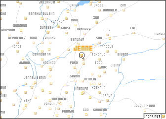 map of Jenne