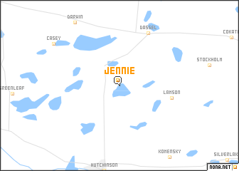 map of Jennie