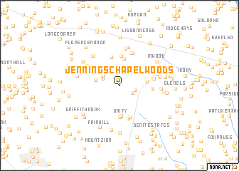 map of Jennings Chapel Woods