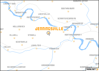 map of Jenningsville