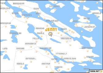 map of Jenny