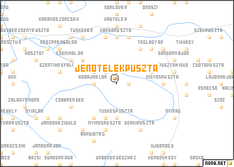map of Jenőtelekpuszta