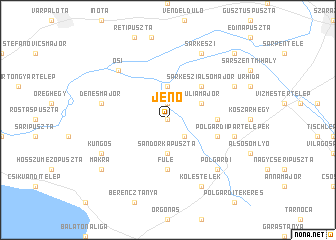 map of Jenő