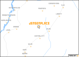 map of Jensen Place