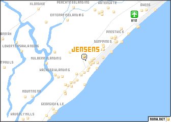 map of Jensens