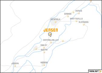 map of Jensen